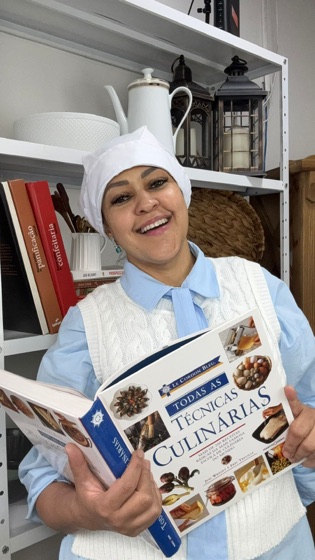 Mirian Ferreira na cozinha
